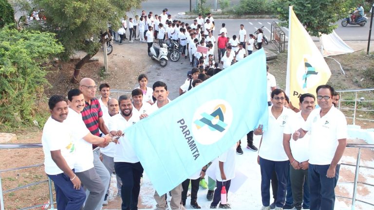 “Paramita Heritage School Leads 2K Walk to Promote Healthy Lifestyles in Karimnagar”